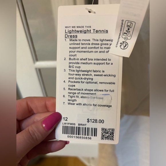 lululemon athletica White Mini Dress - Picture 7 of 7